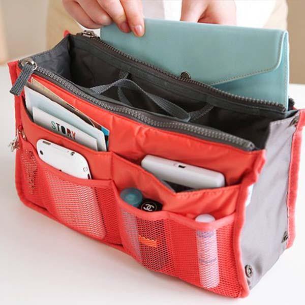 2 Piezas de Organizador de Bolsos com Diversos Bolsos - Perfeito para Quem Gosta de Trocar Bolsas Diariamente!